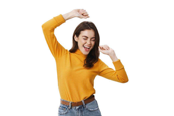 happy woman